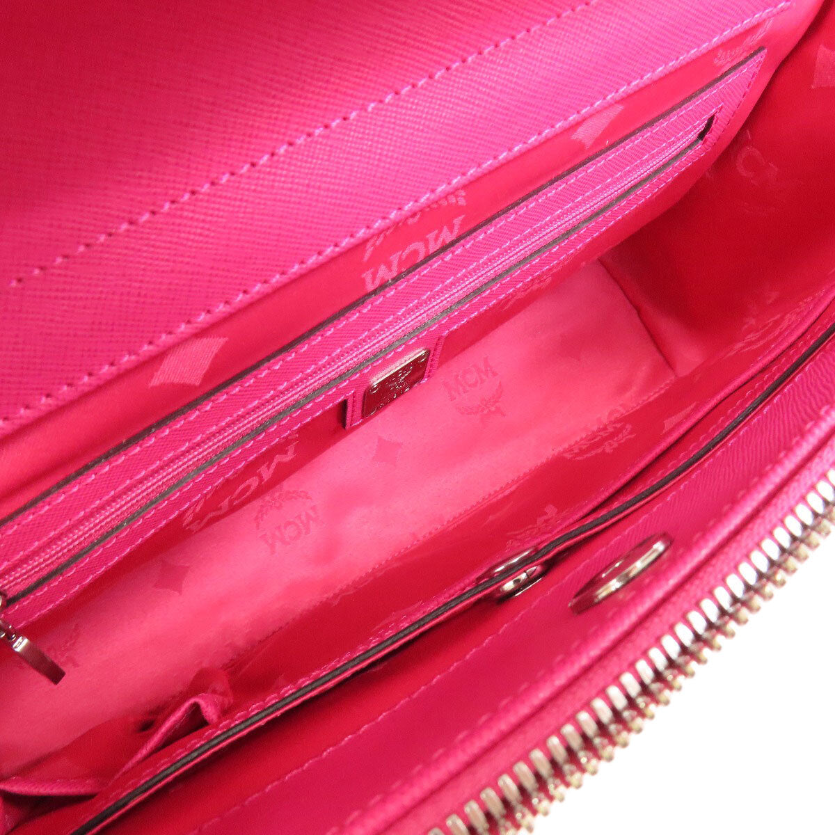 MCM Tote Bag Logo 2WAY Leather