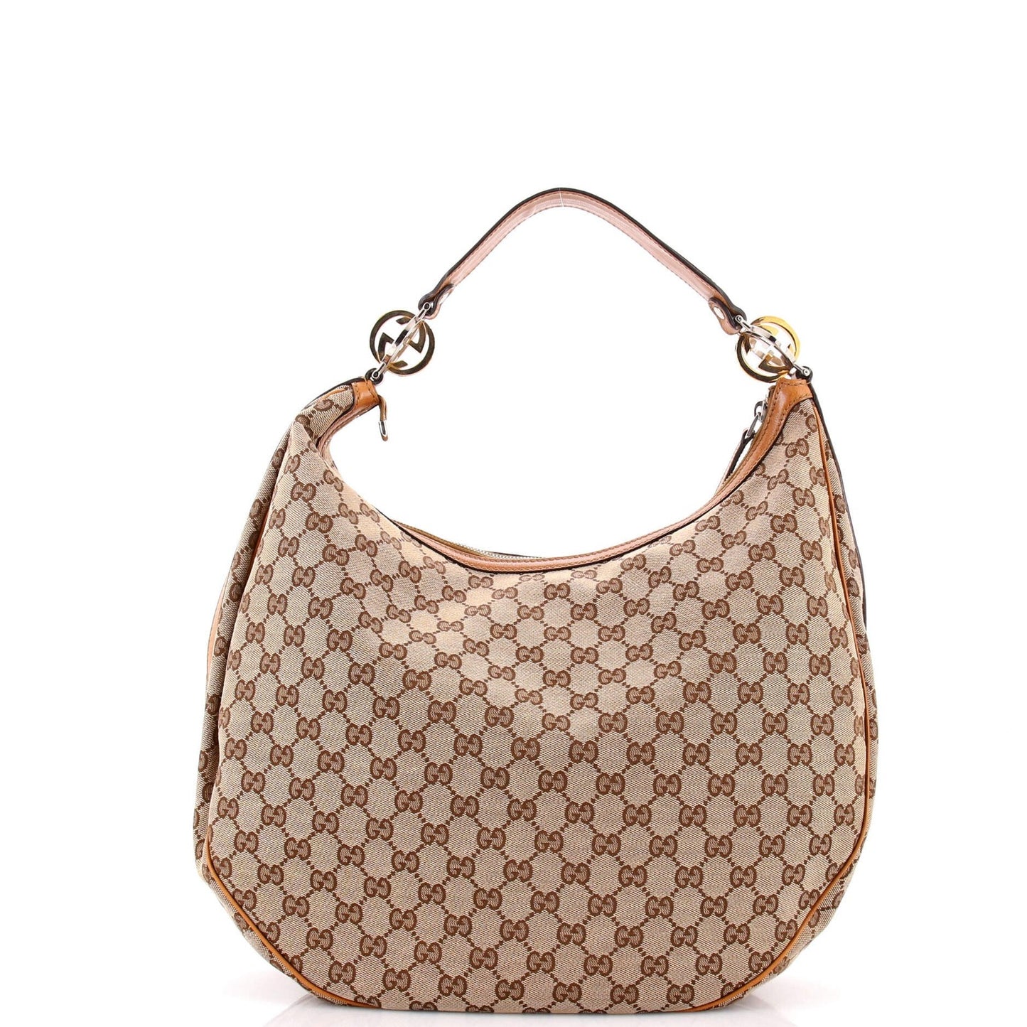 Gucci Twins Hobo Gg Canvas Large