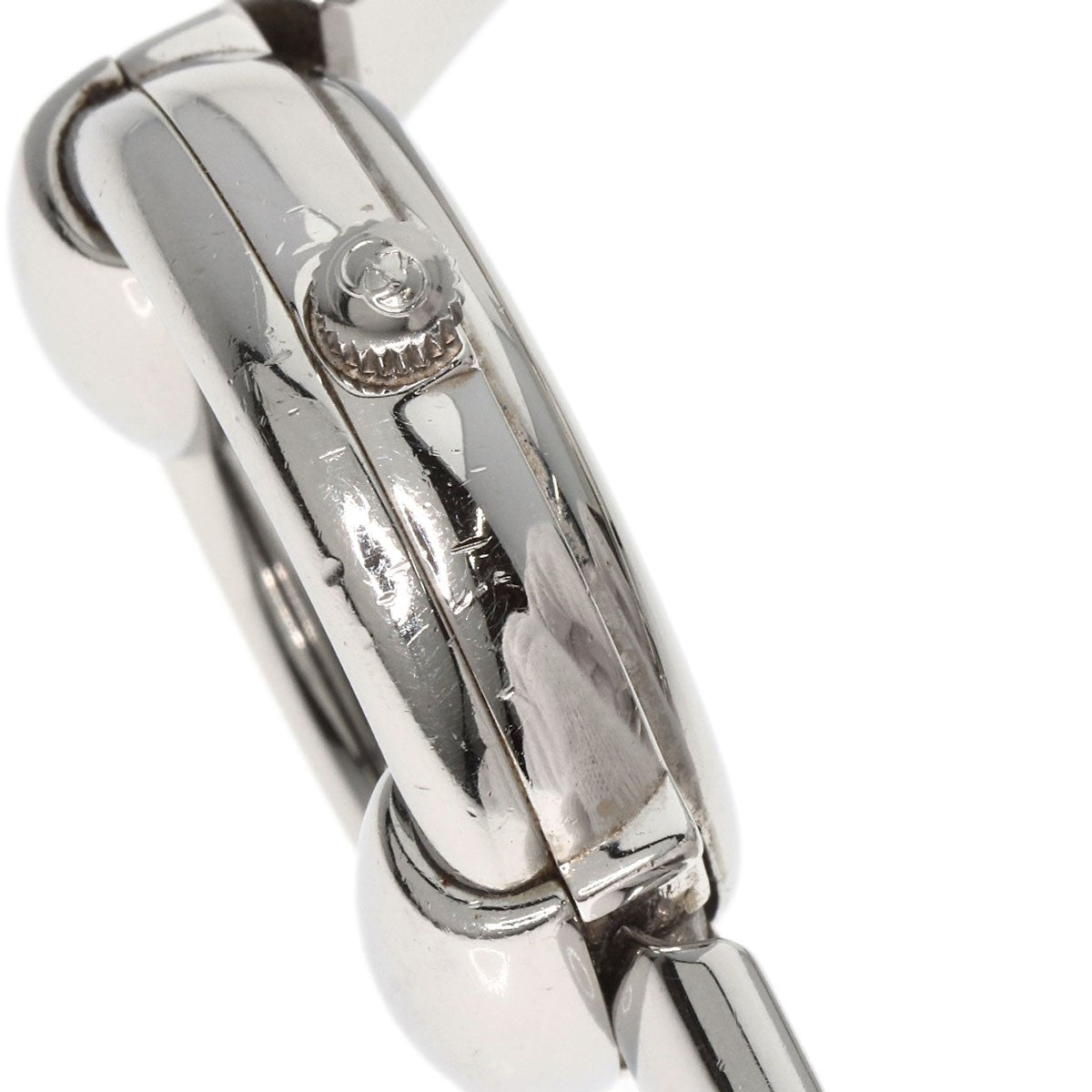 Steel GUCCI Round face Watches 1400L Stainless Steel/ Stainless