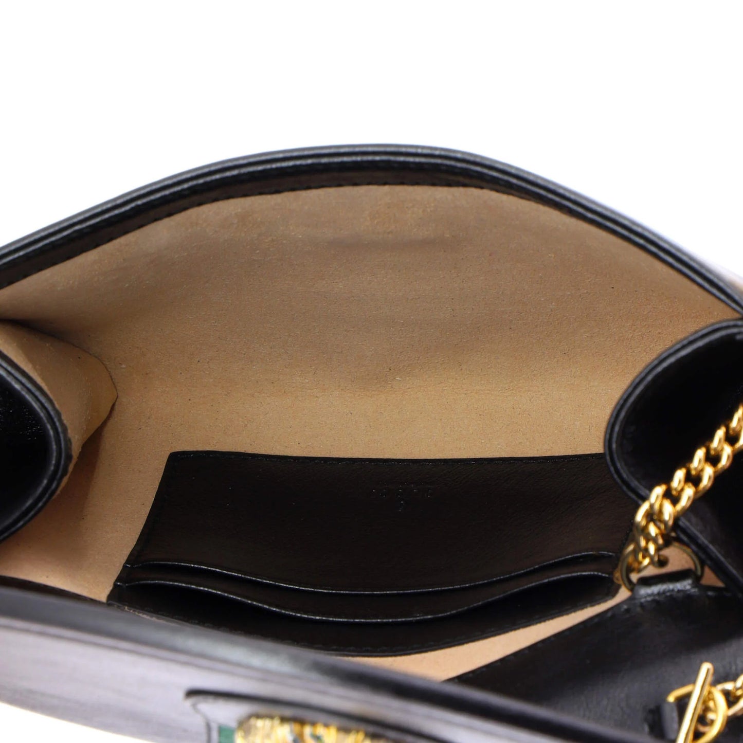 Gucci Rajah Web Chain Shoulder Bag Leather Mini