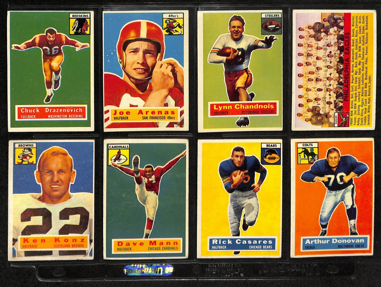 1956 Topps Football Card Complete Set (1-120)
