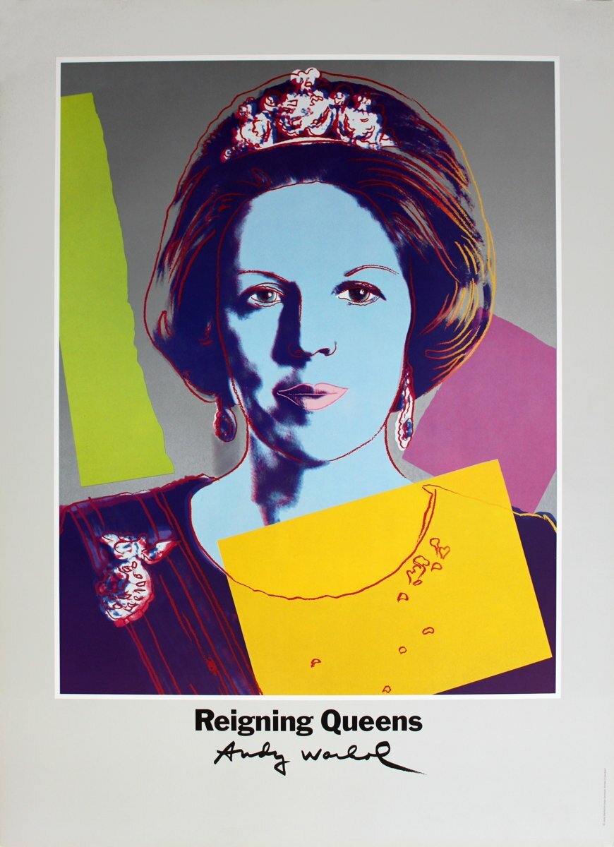 Andy Warhol Queen Beatrix Of The Netherlands, From Reigning Queens