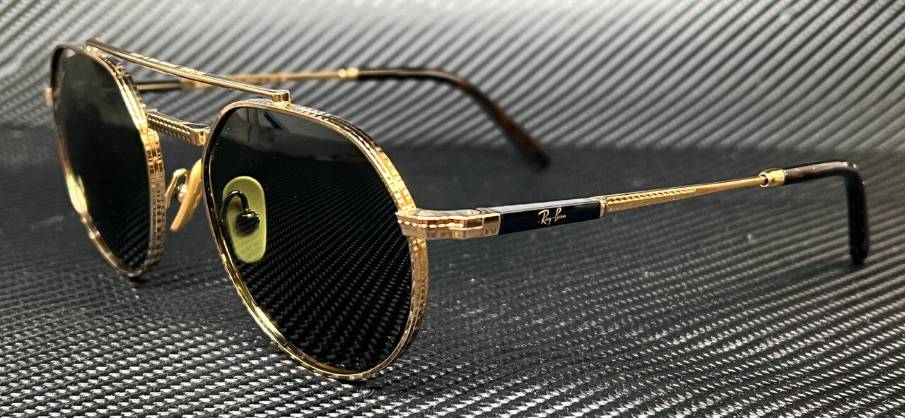 RAY BAN RB8265 313852 Gold Green Unisex 51 mm