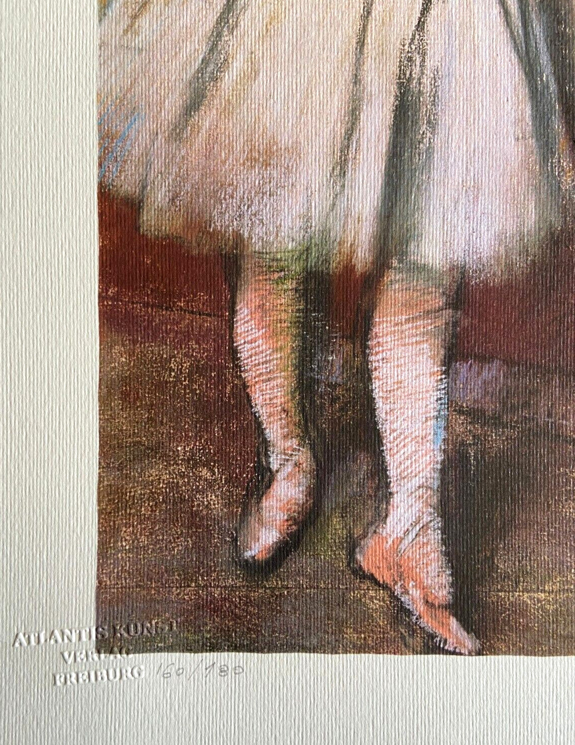 Edgar Degas, Signed Numbered Lithograph Coa