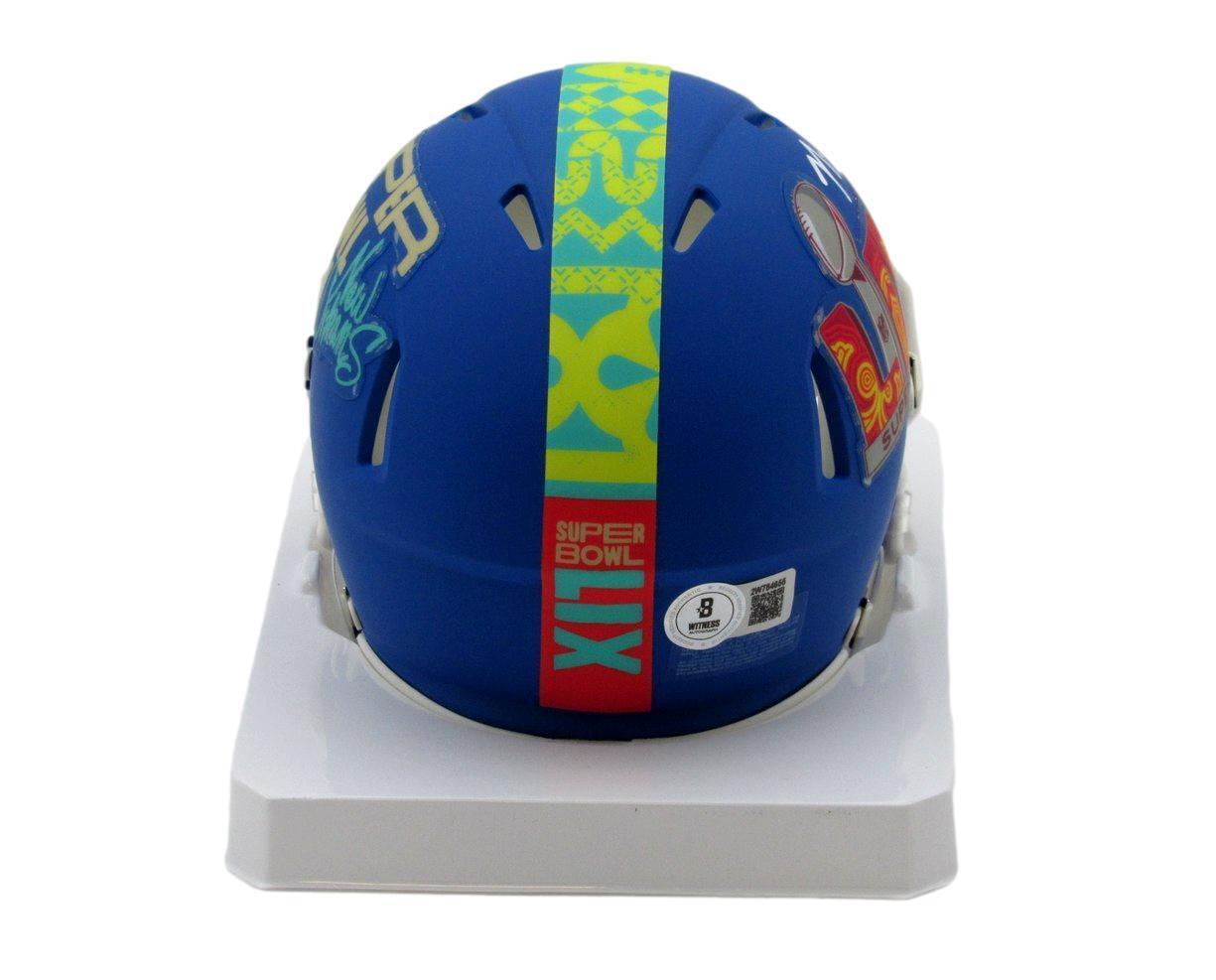 Nick Sirianni Signed/Auto Blue Super Bowl Lix