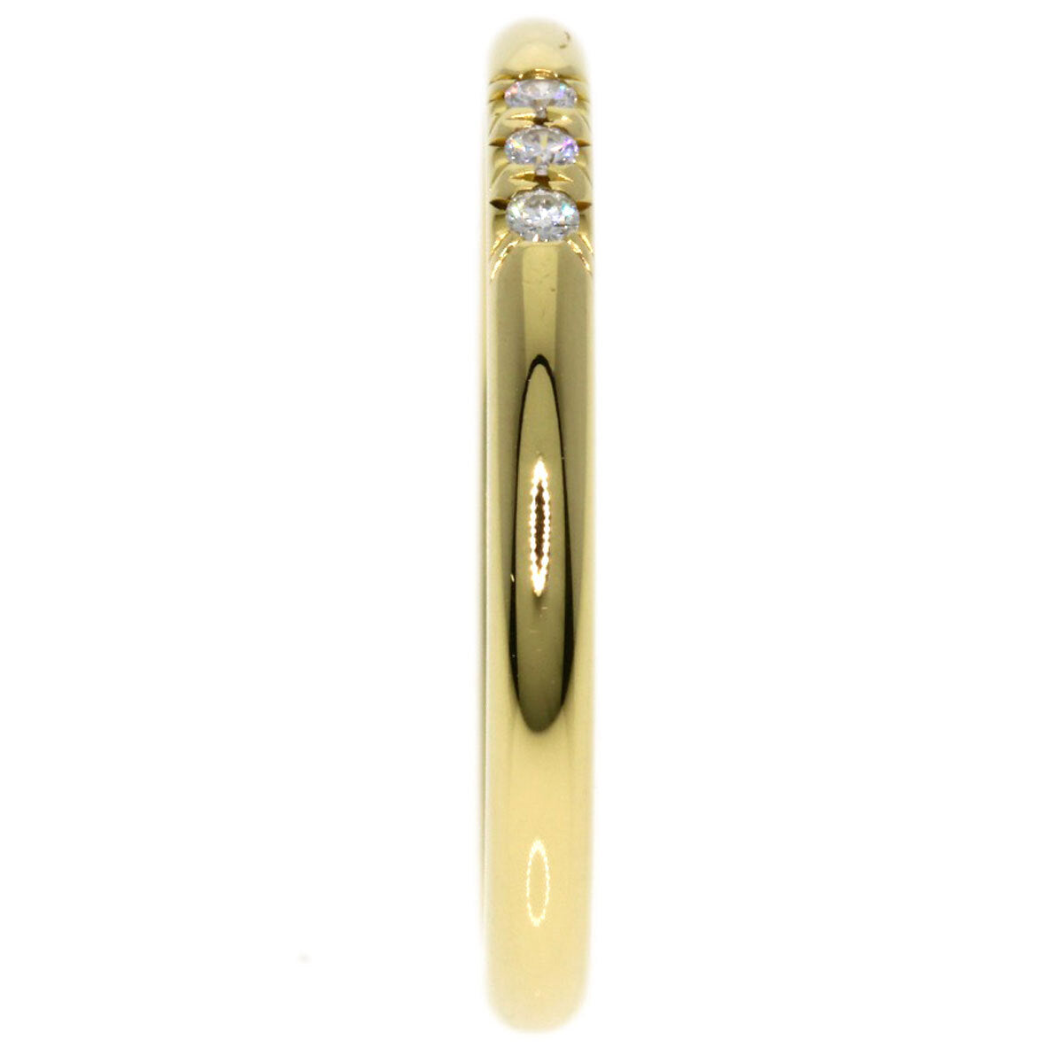 Tiffany&Co. Ring Forever 3P Diamond K18 Yellow