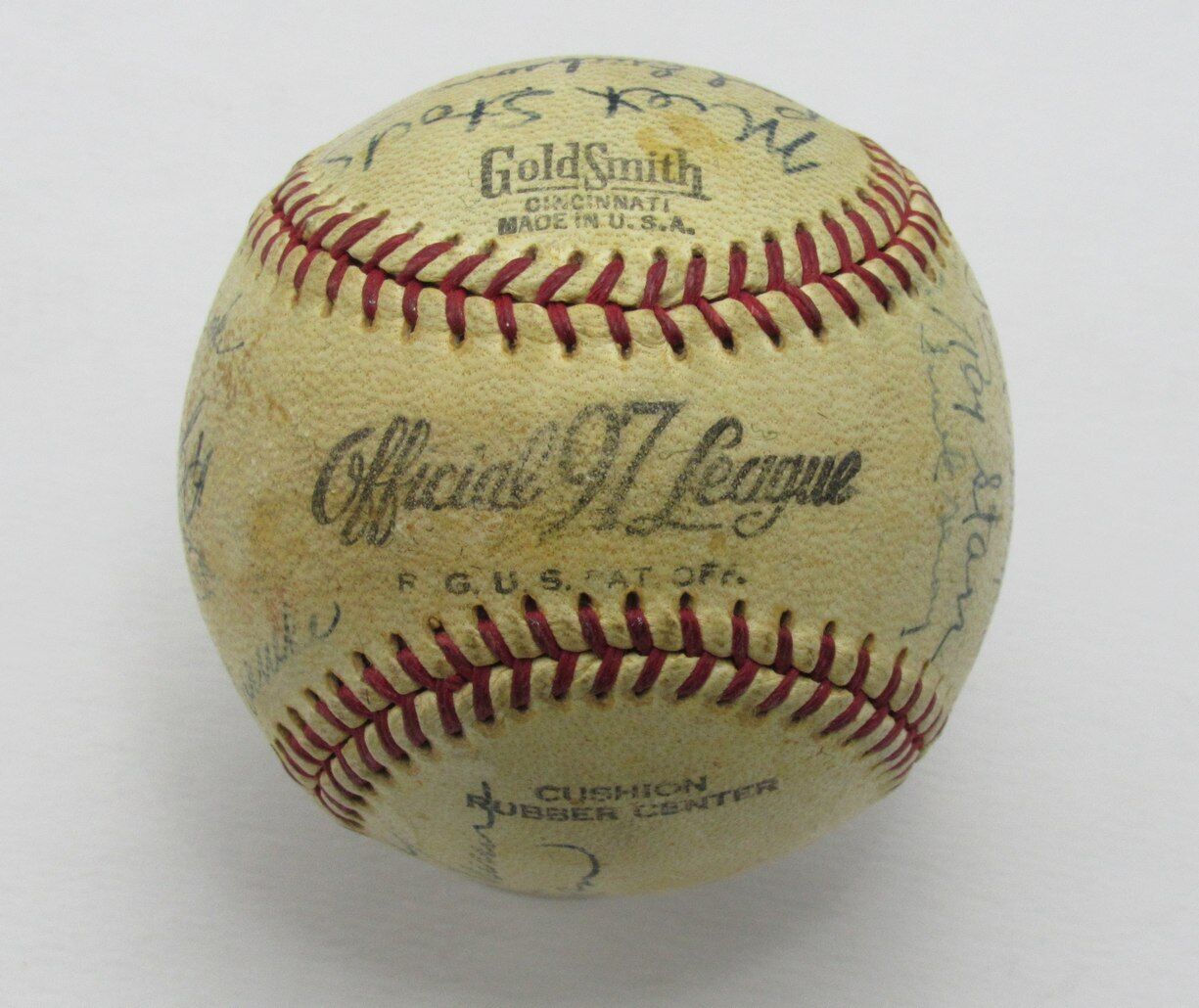 1945 Nl Champion Cubs Team Signed By 22 Ol