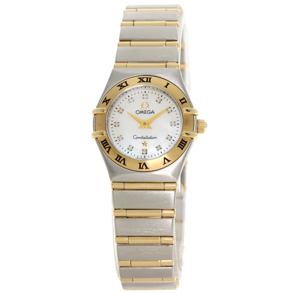 Omega Constellation Diamond Watches 1262.75.00 Stainless Steel/Ssxk18Yg Ladies