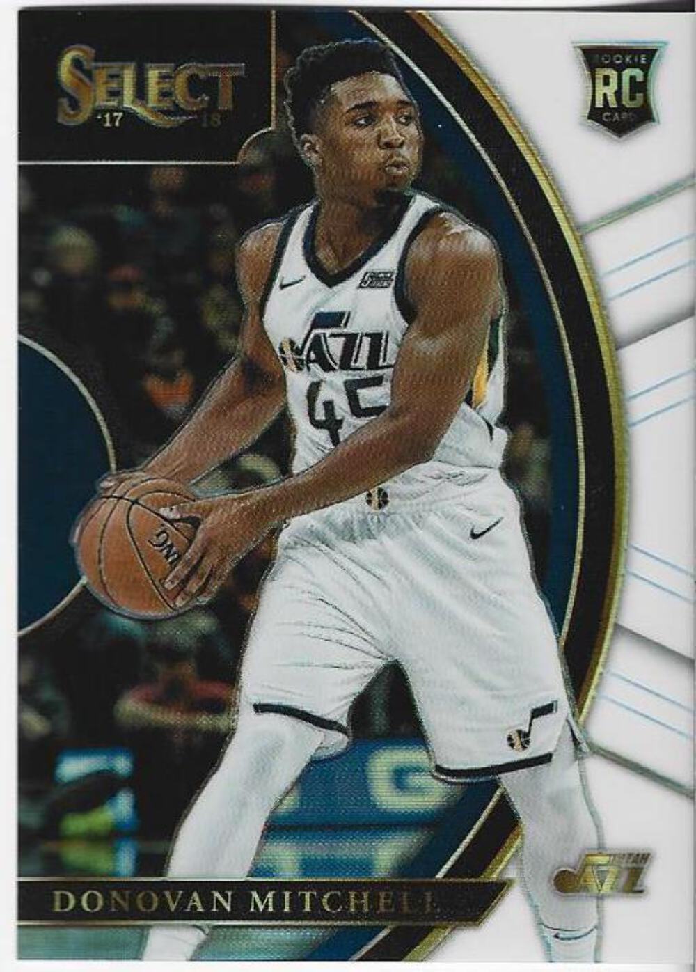 Donovan Mitchell 2017 White Select Rookie Card 144/199