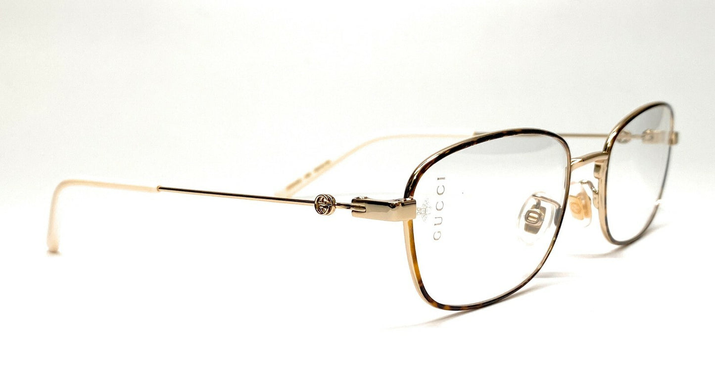 Gucci Gg0444O 006 Round Oval Havana Gold Demo