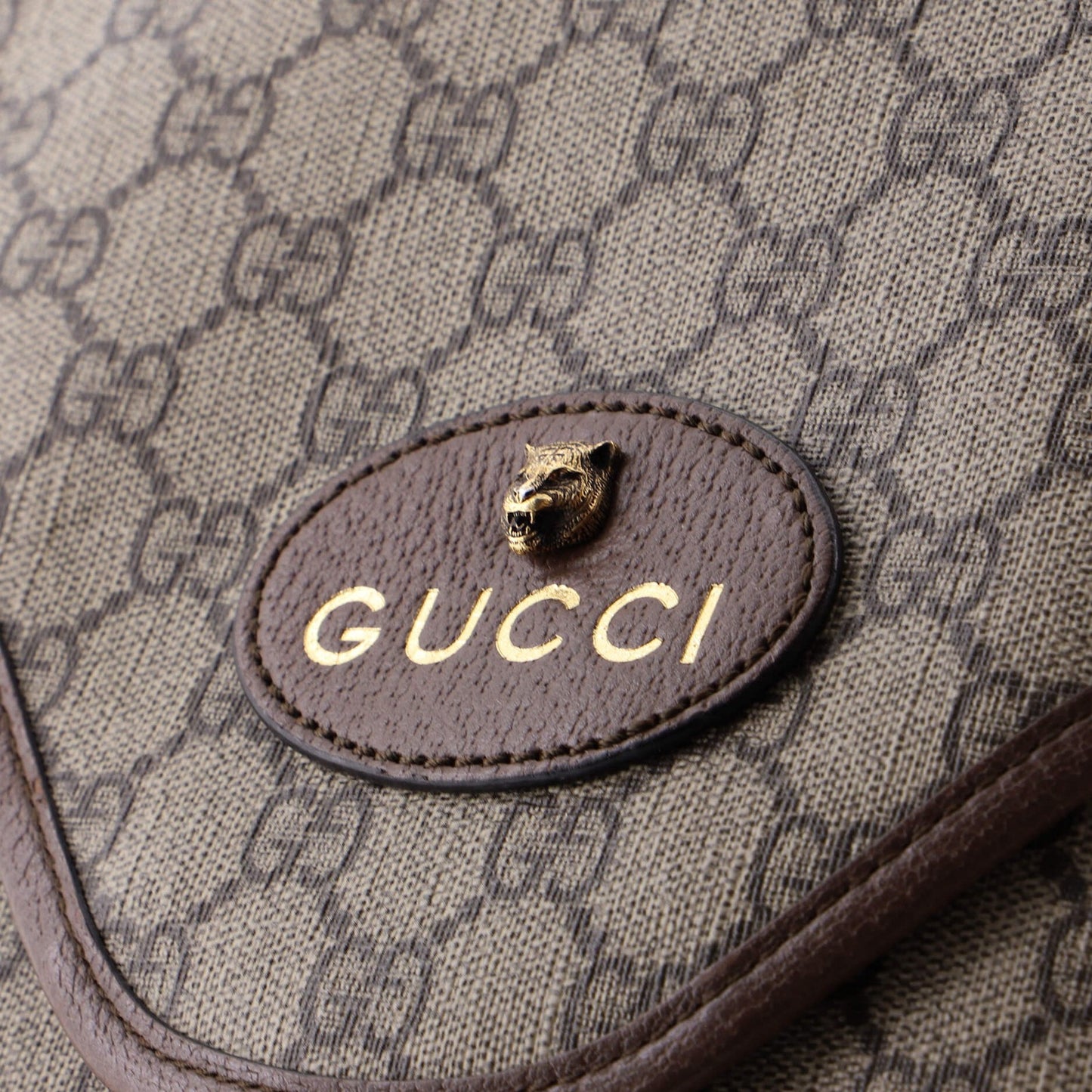 Gucci Neo Vintage Envelope Messenger Gg Coated Canvas Medium