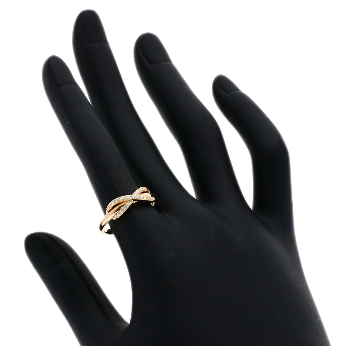 Tiffany&Co. Ring Infinity Diamond K18 Pink Gold