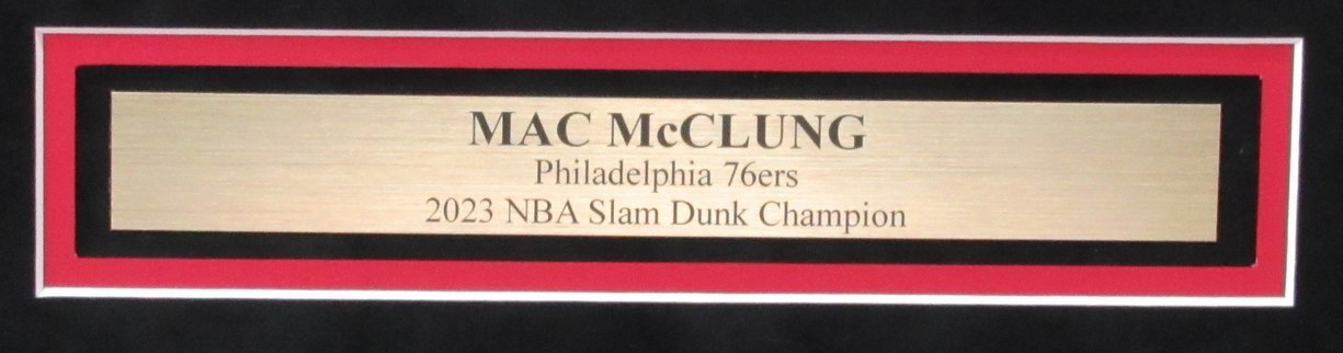 Mac Mcclung Autographed 16X20 Photo Philadelphia
