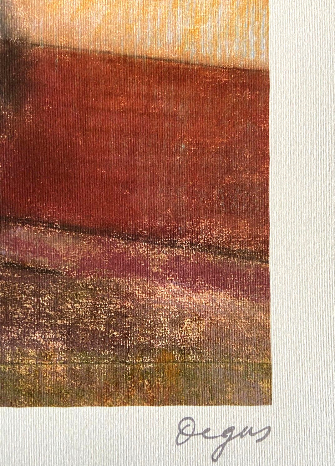 Edgar Degas, Signed Numbered Lithograph Coa
