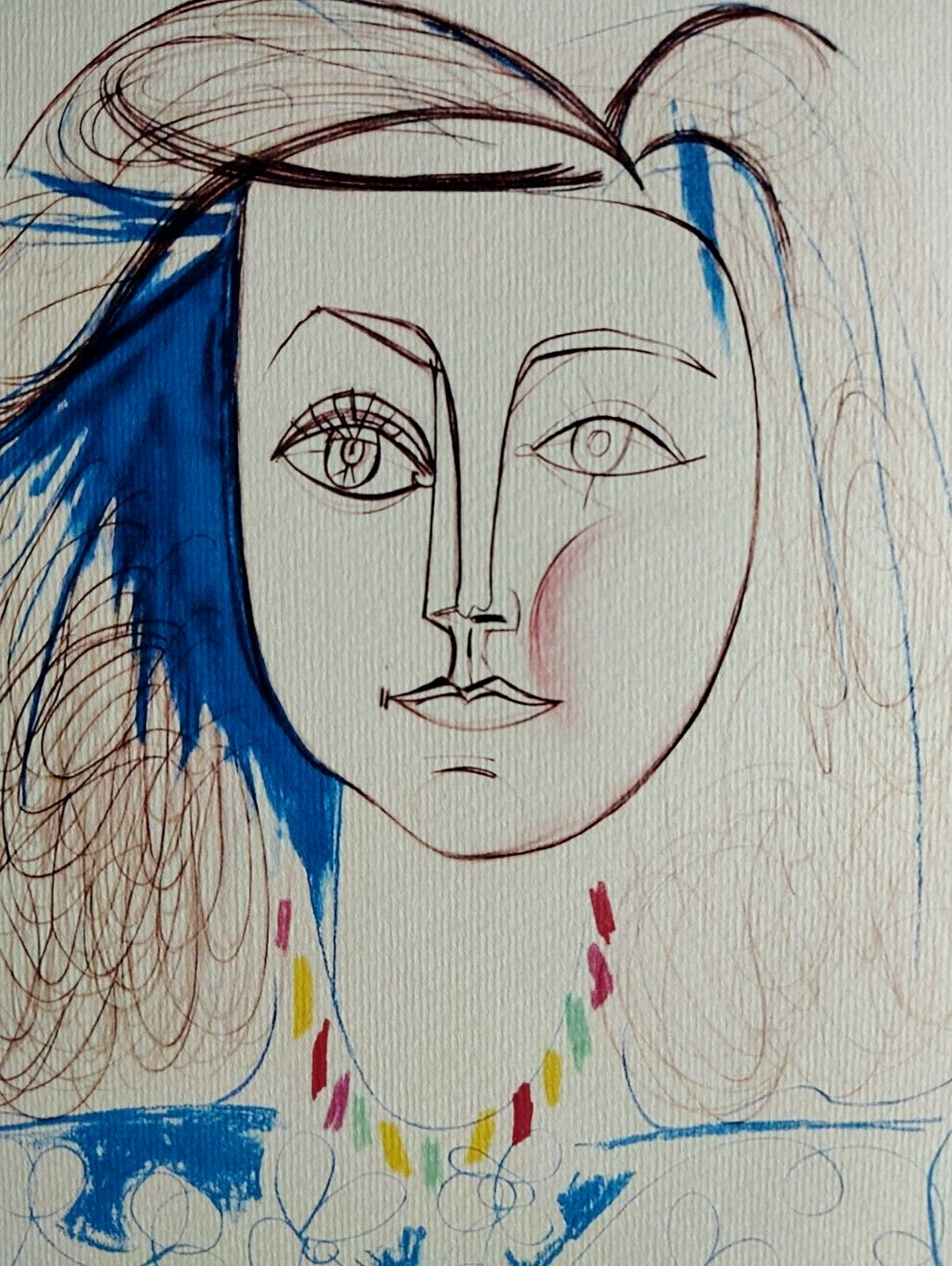 Pablo Picasso, Lithograph Coa Signed Numbered