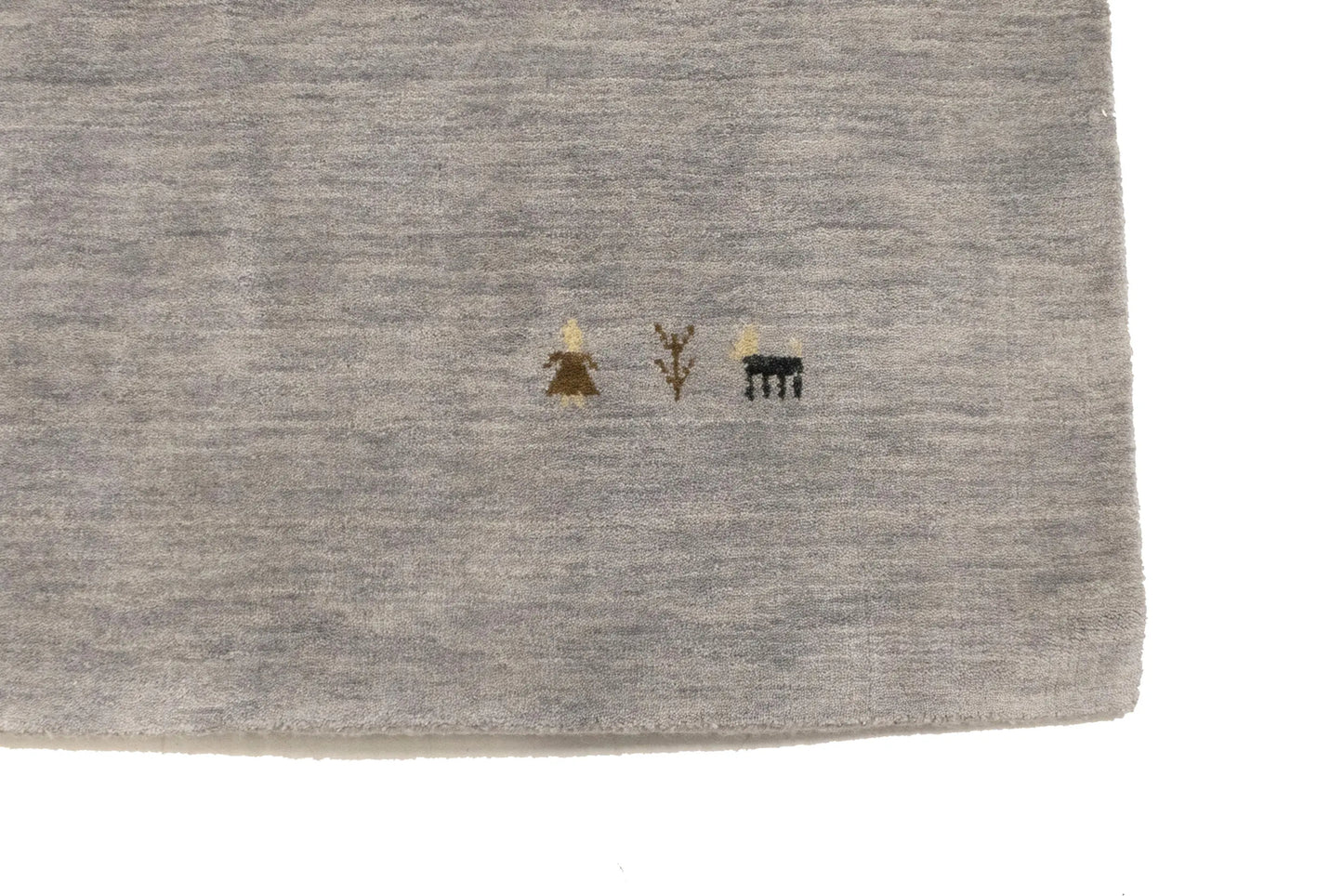 Tribal Pictorial Style Plush Wool 6X9 Gabbeh