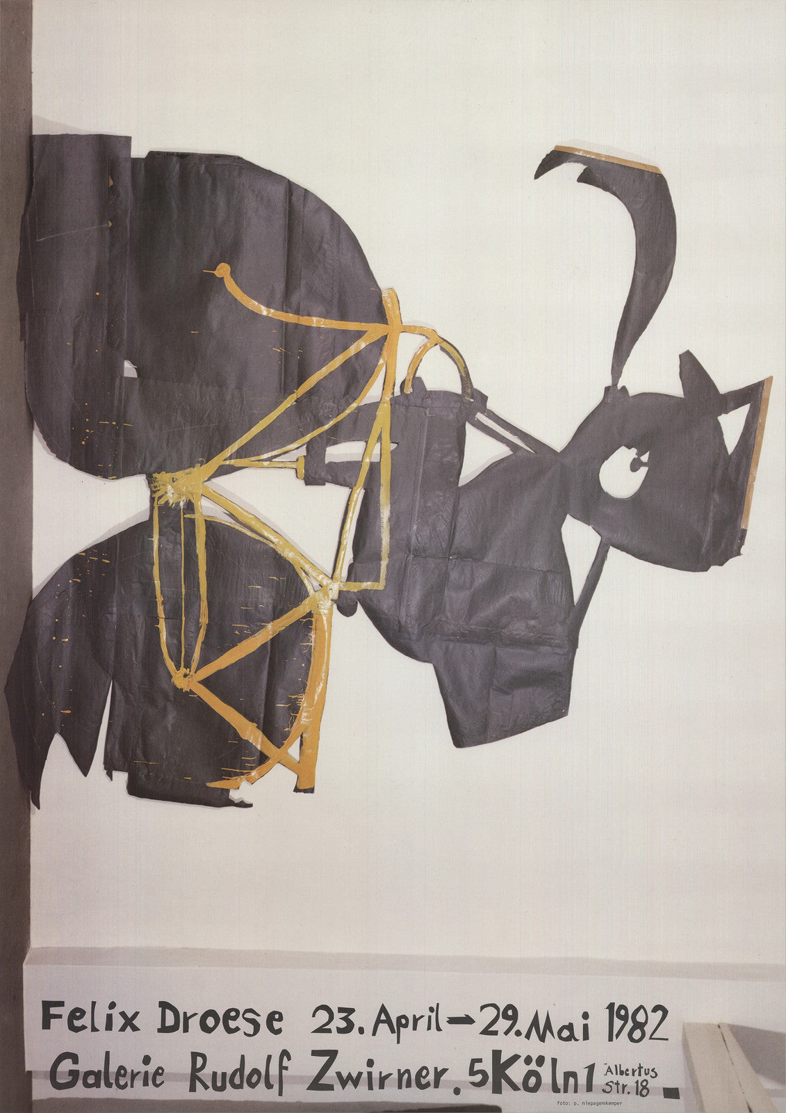 Felix Droese Galerie Rudolf Zwirner " Offset Lithograph Contempor