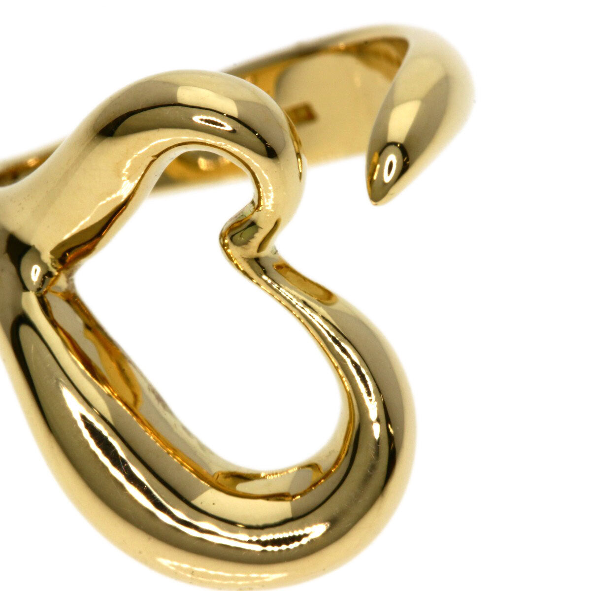 TIFFANY&Co. Ring Open heart K18 Yellow Gold