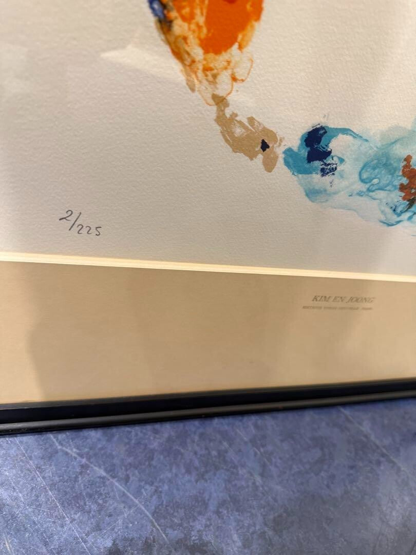 Kim En Joong Signed Original Lithograph Print