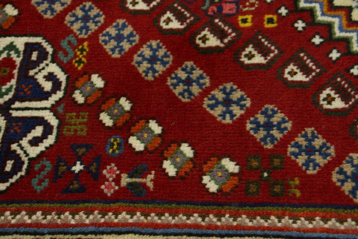 4X5 Ft Handmade Vintage Style Rug Tribal Design