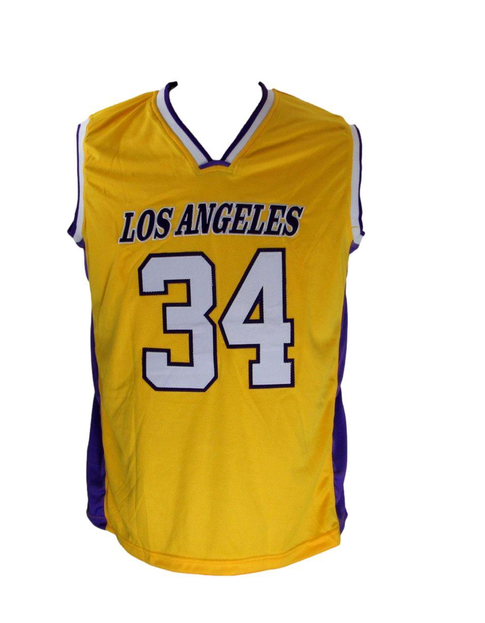 Shaquille O'Neal Hof Signed/Auto Lakers Custom Basketball Jersey Jsa 166367