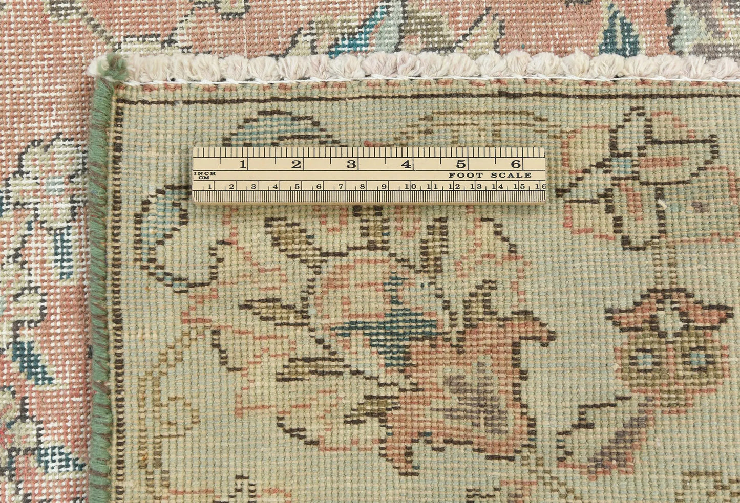 Handmade Semi-Antique Oriental Rug Muted