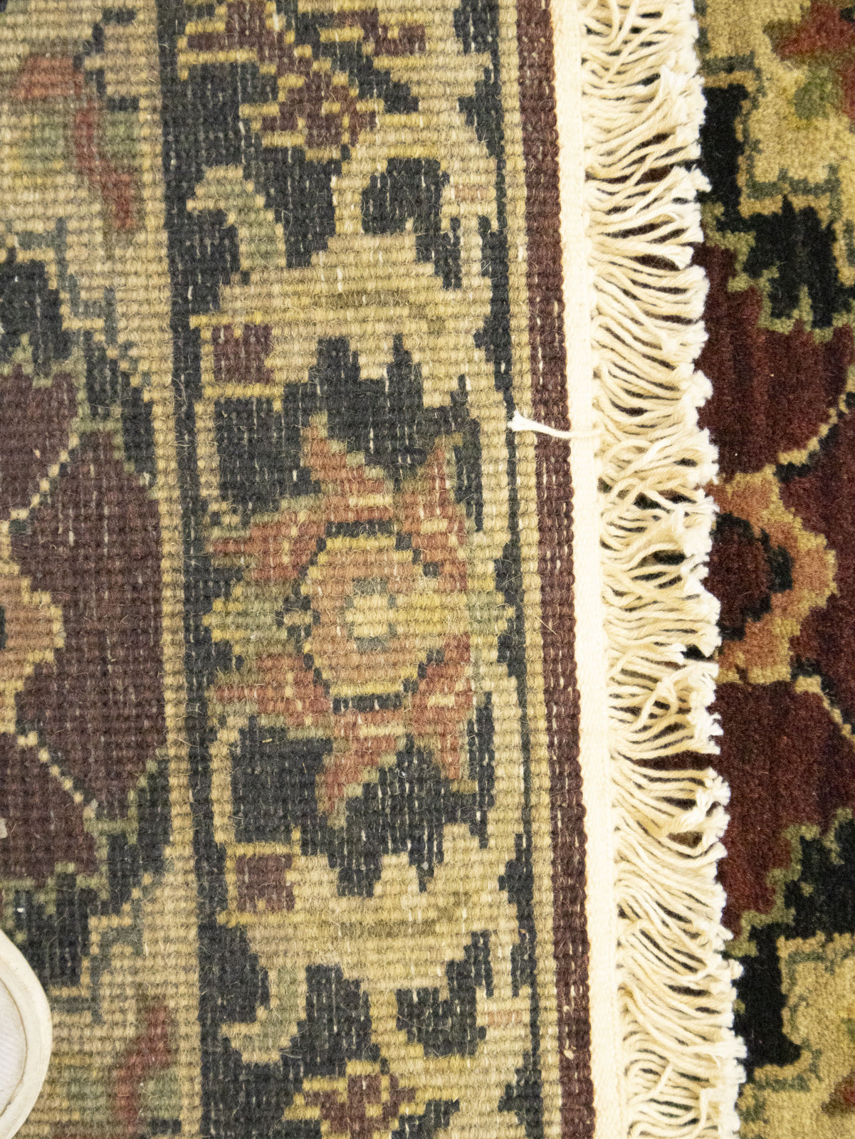 27X10 Ft Handmade Wool Oriental Runner Rug Agra