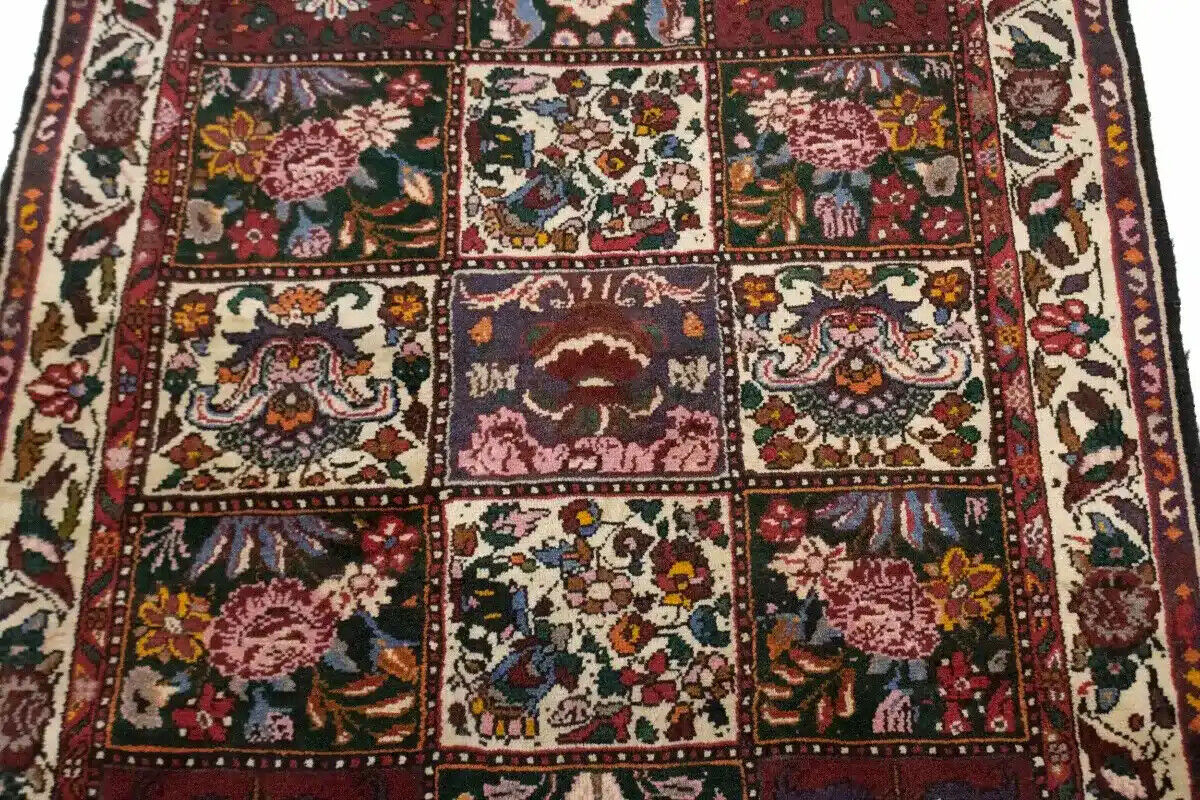 Vintage Handmade Floral Garden Design Oriental
