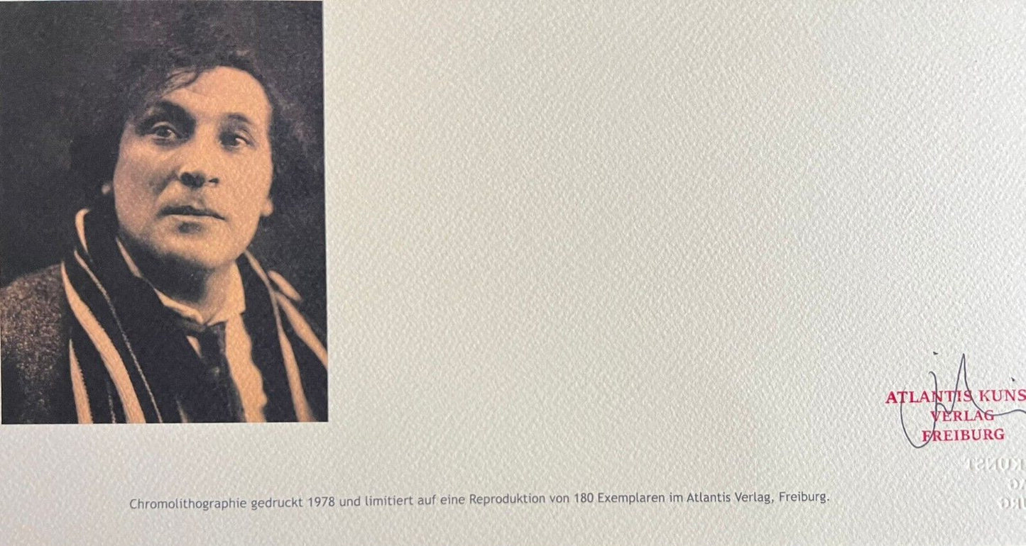 Marc Chagall Lithograph Coa Signed Hand Numbered Crayon Limited Museum