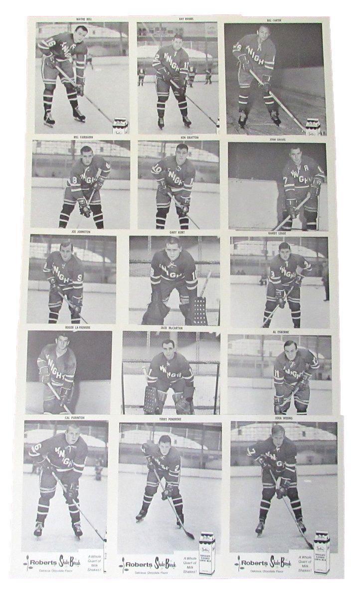 Omaha Knights Chl 33 1966-67 And 1967-68 Team