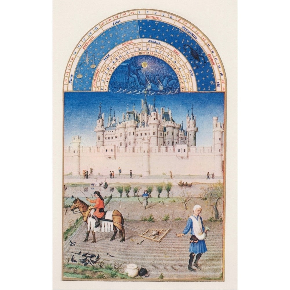 Limbourg Brothers Jean Colombe Trs Riches Heures Du Duc De Berry October
