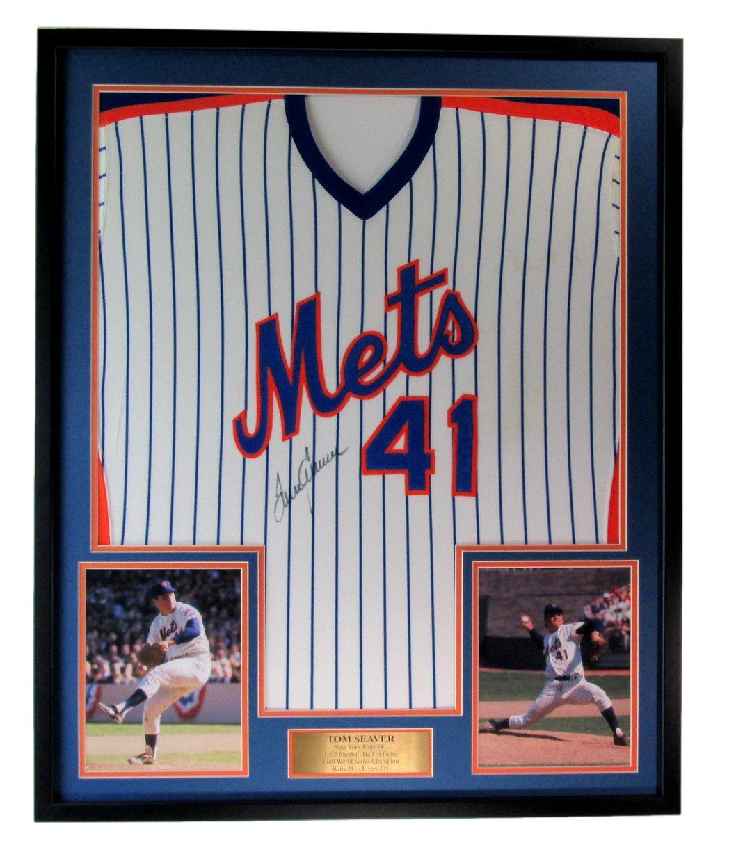 Tom Seaver Hof Autographed/Signed Baseball Jersey