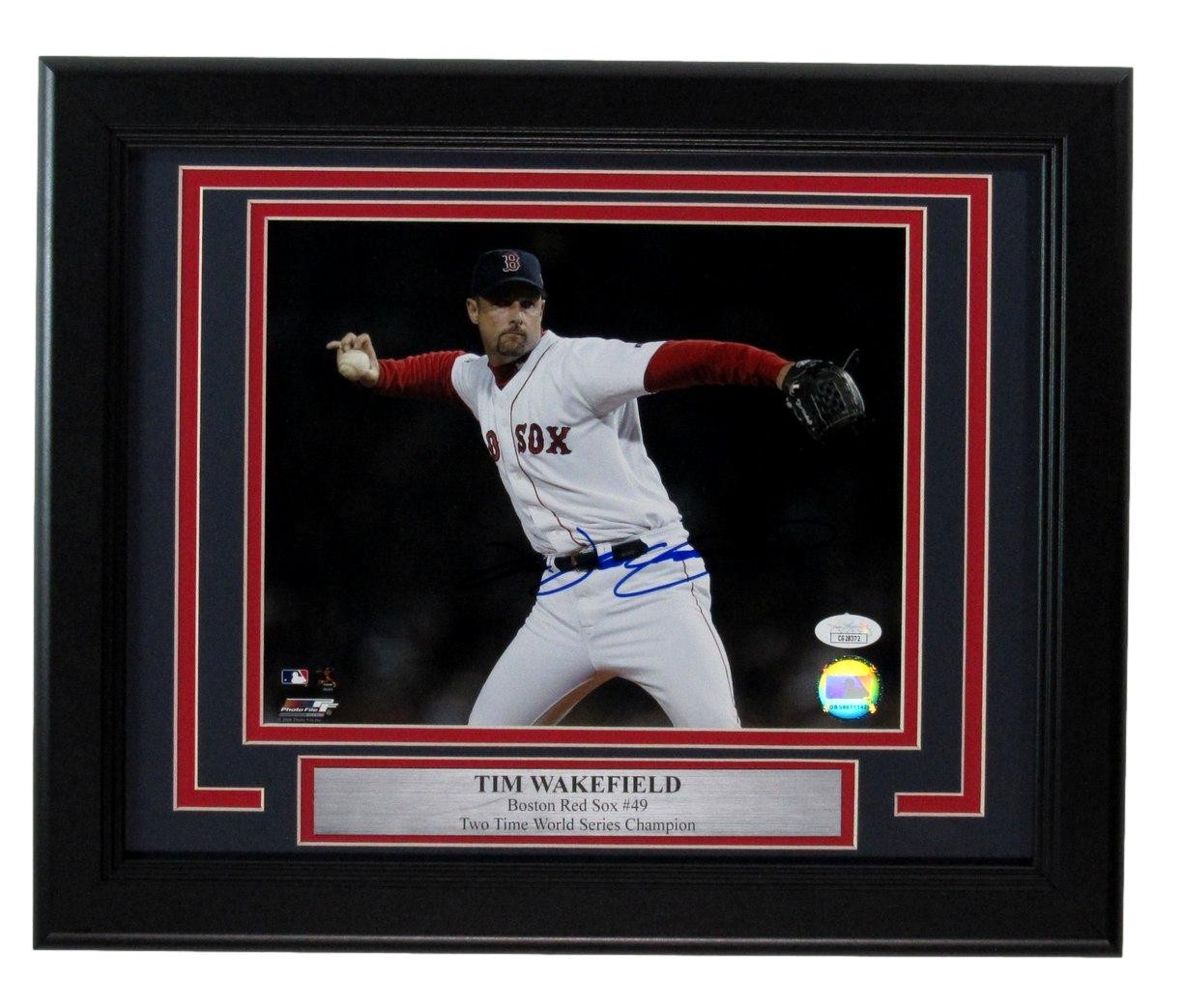 Tim Wakefield Signed/Autographed 8X10 Photo Boston Red Sox Framed Jsa 198132