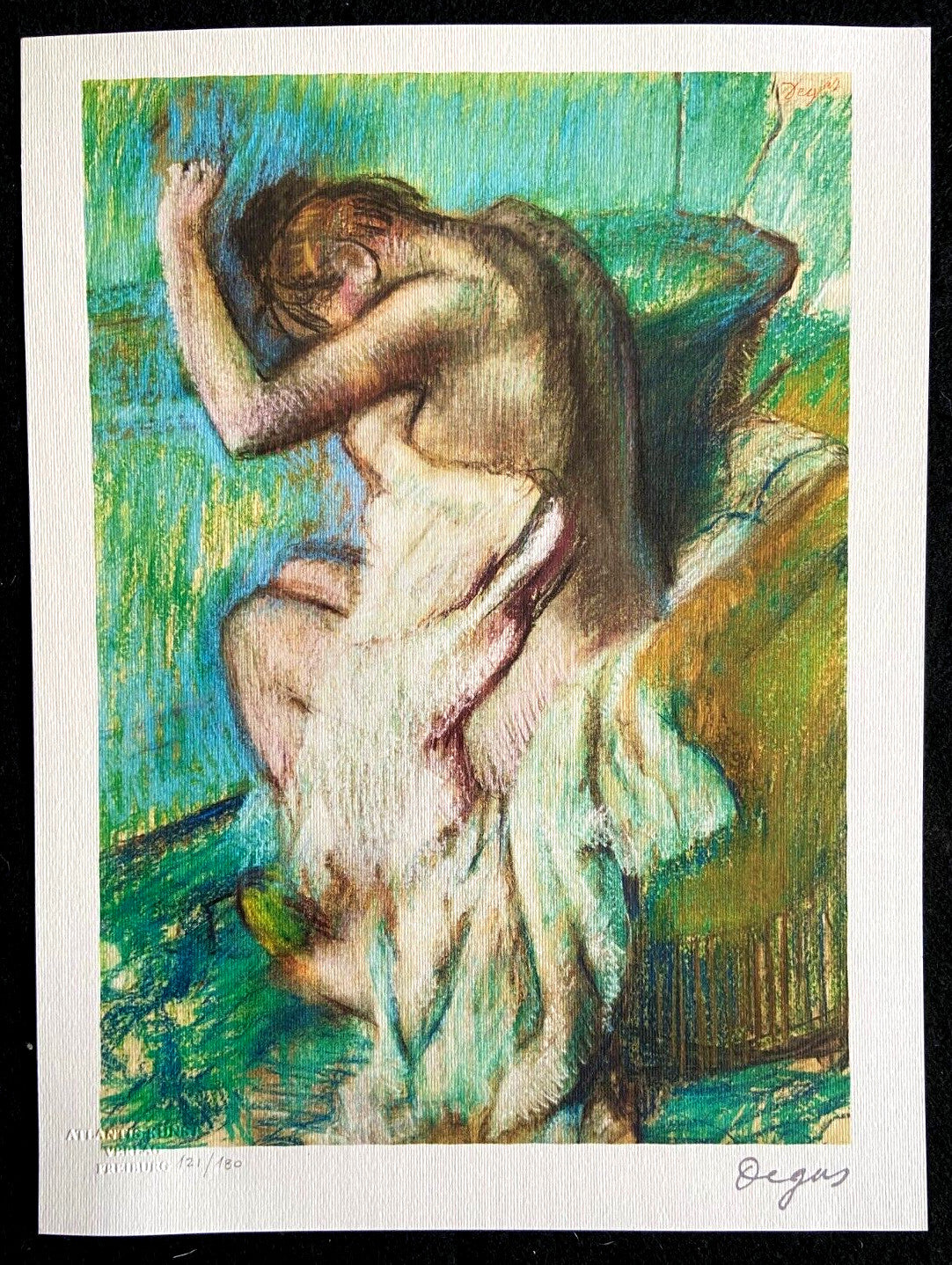 Edgar Degas Lithograph Coa Signed Op Numbered