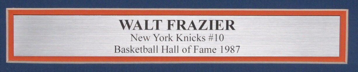 Walt Frazier Hof New York Knicks Signed/Auto
