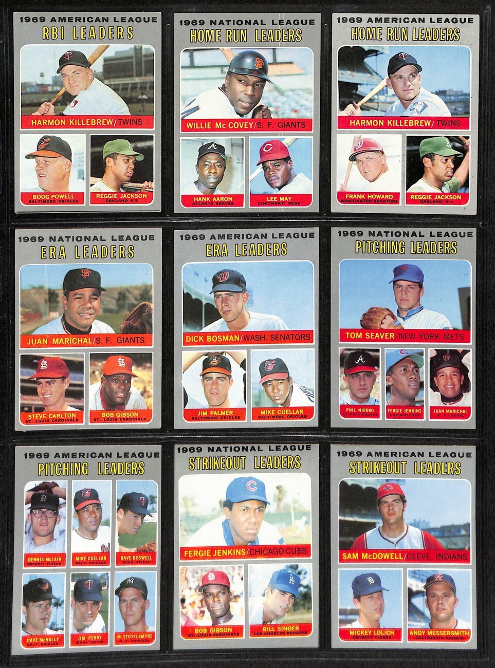 1970 Topps Baseball Card Complete Set (1-720)