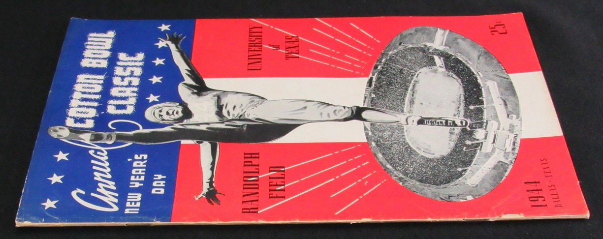 1944 Cotton Bowl Program - Longhorns Vs. Ramblers