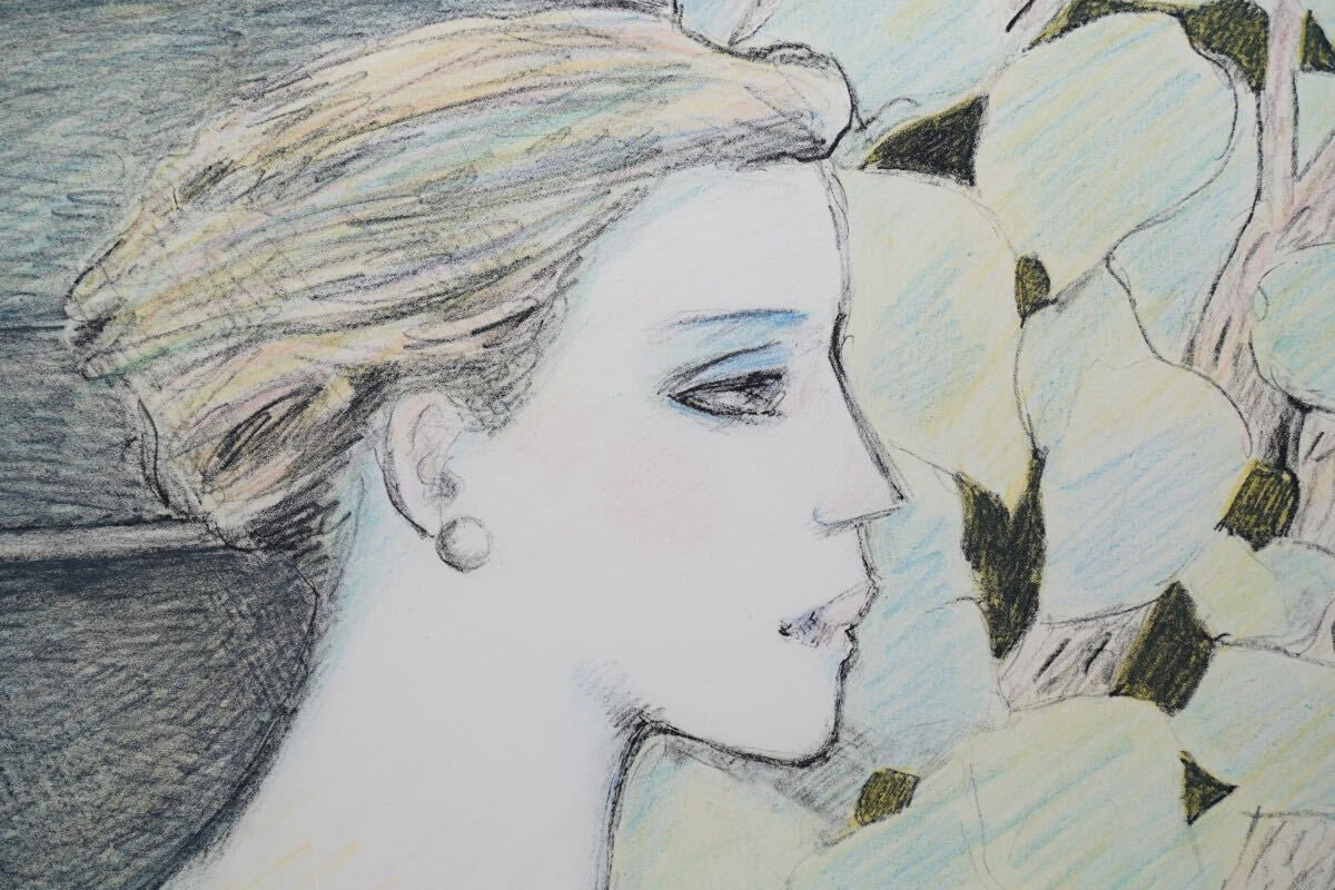 Jean-Pierre Cassigneul Lithograph Woman Signed Limited Edition Framed French Art
