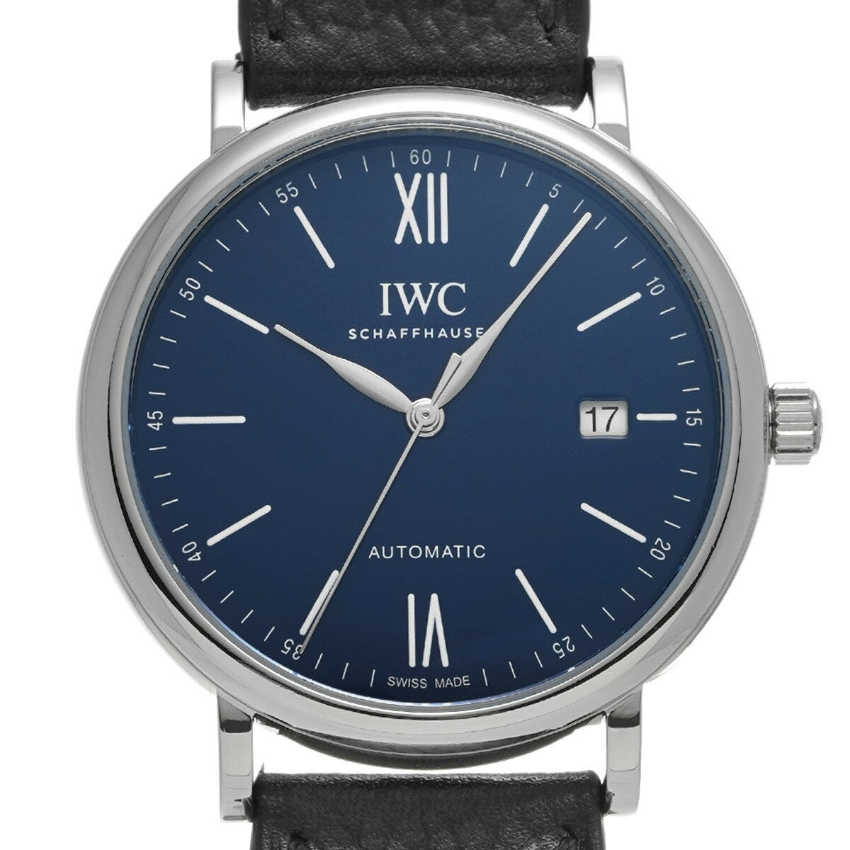 Iwc Portofino Automatic 150 Years Iw356518 Blue Men'S Used Watch #51020