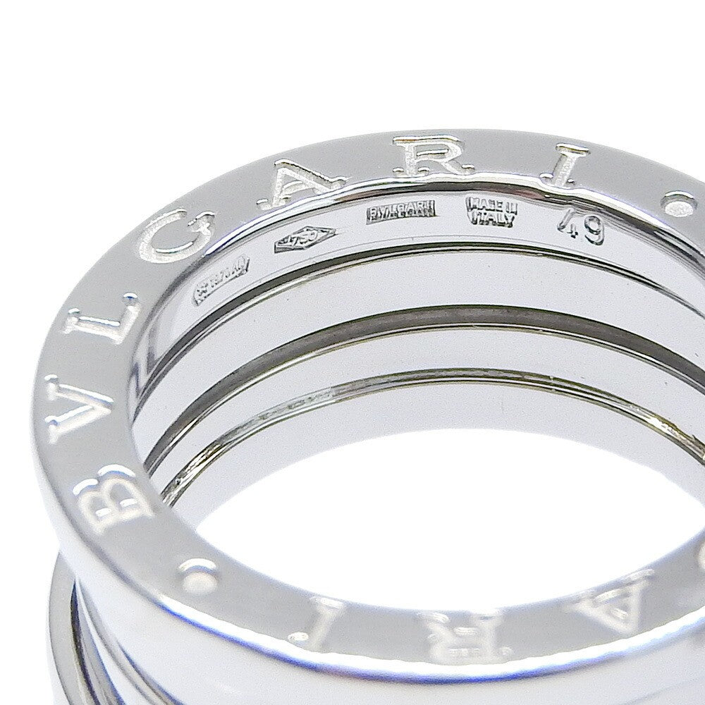 BVLGARI B-ZERO1 ring 3 bands K18WG #49 white gold