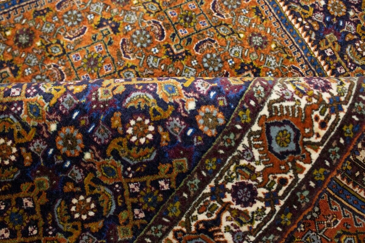4X5 Ft Hand-Knotted Vintage Floral Rug Plush