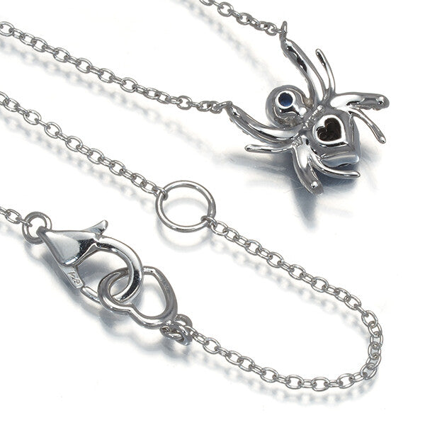 Ponte Vecchio Necklace Sapphire Black&Clear