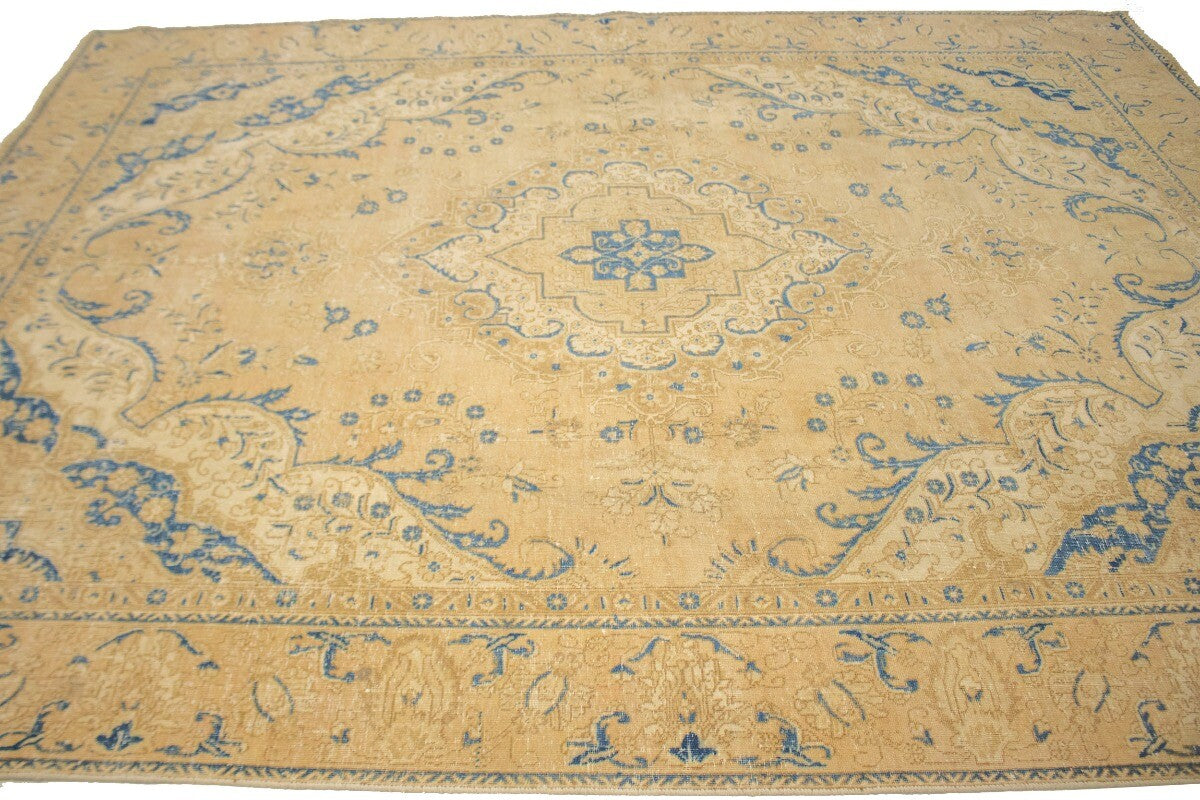 Antique Distressed Oriental Rug 9X12 Ft