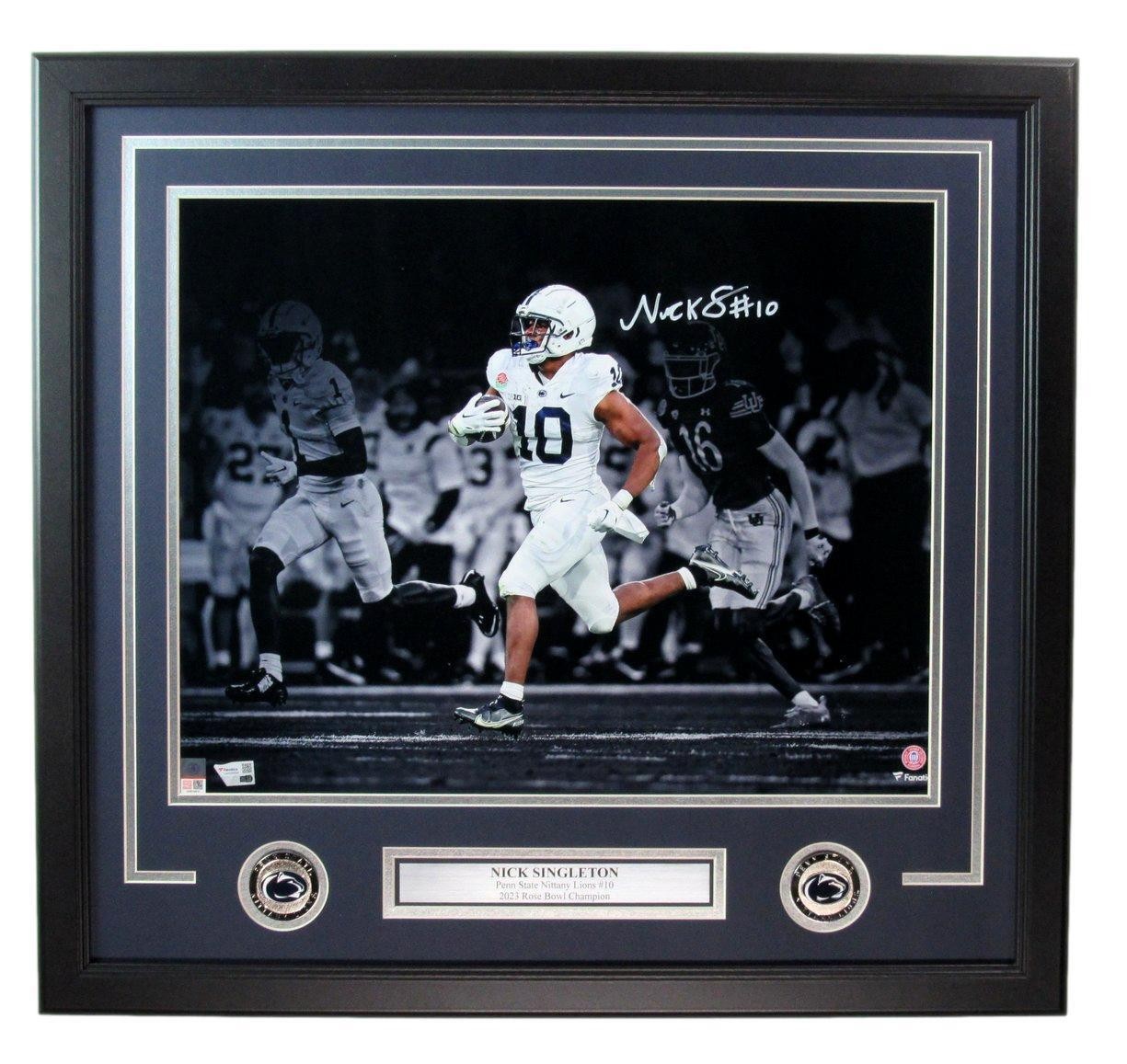 Nick Singleton Autographed 16X20 Photo Penn State