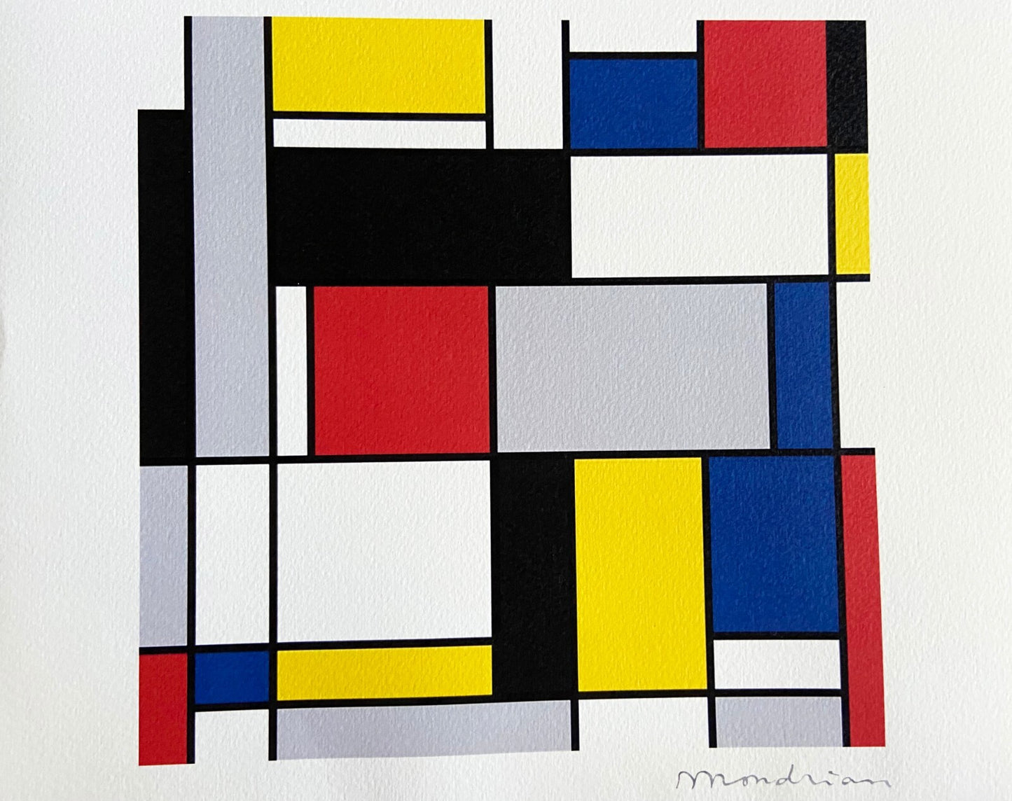 Piet Mondrian, Lithograph (Max Bill