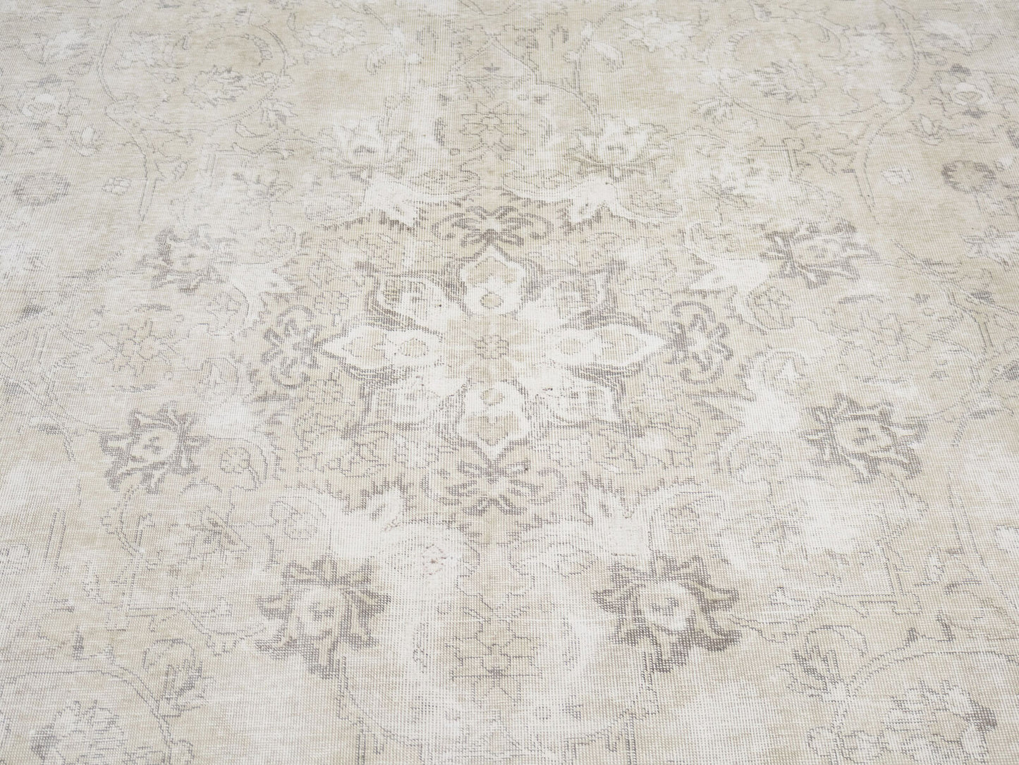 Floral Antique Medallion Oriental Rug Vintage