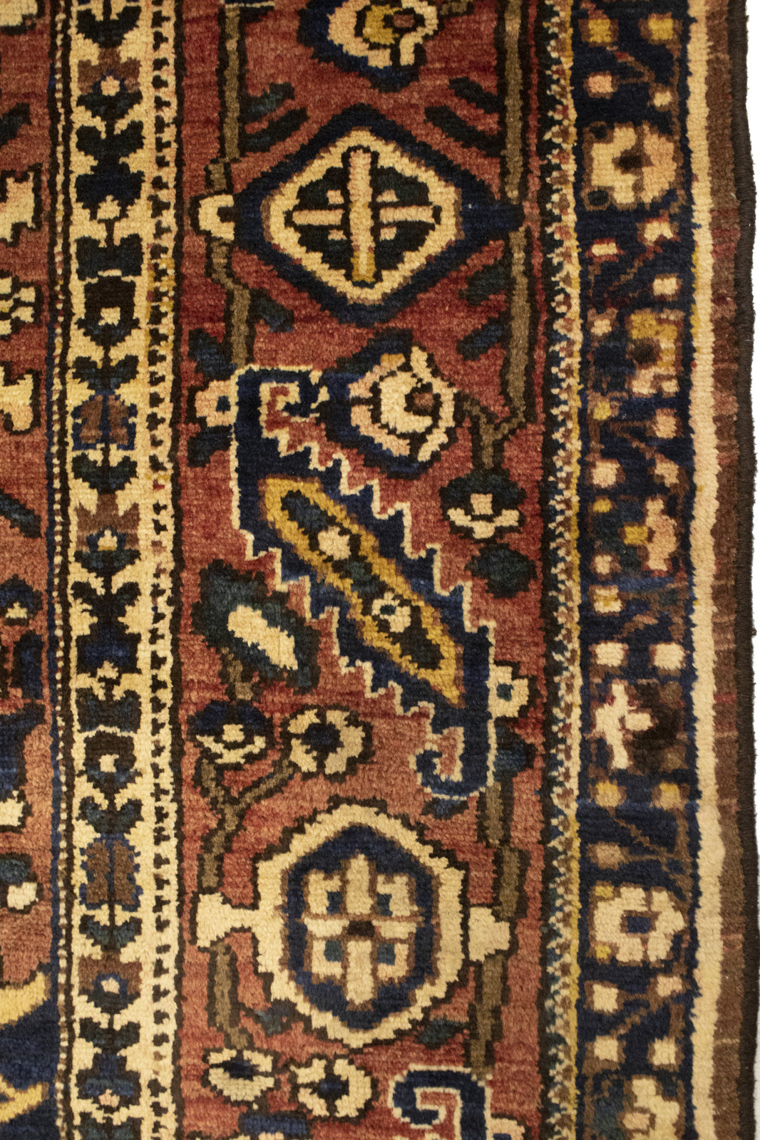 Handmade Antique Oriental Rug Floral Pattern