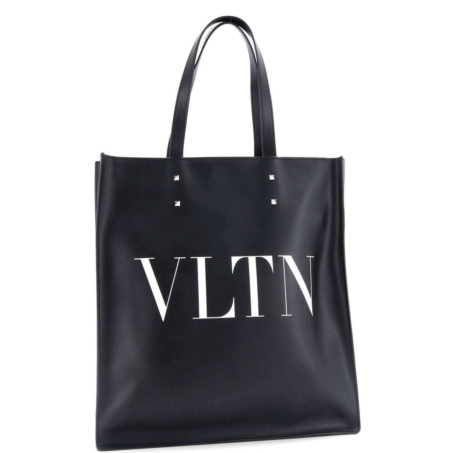 Valentino Garavani Vltn Rockstud Shopping Tote Printed Leather Tall