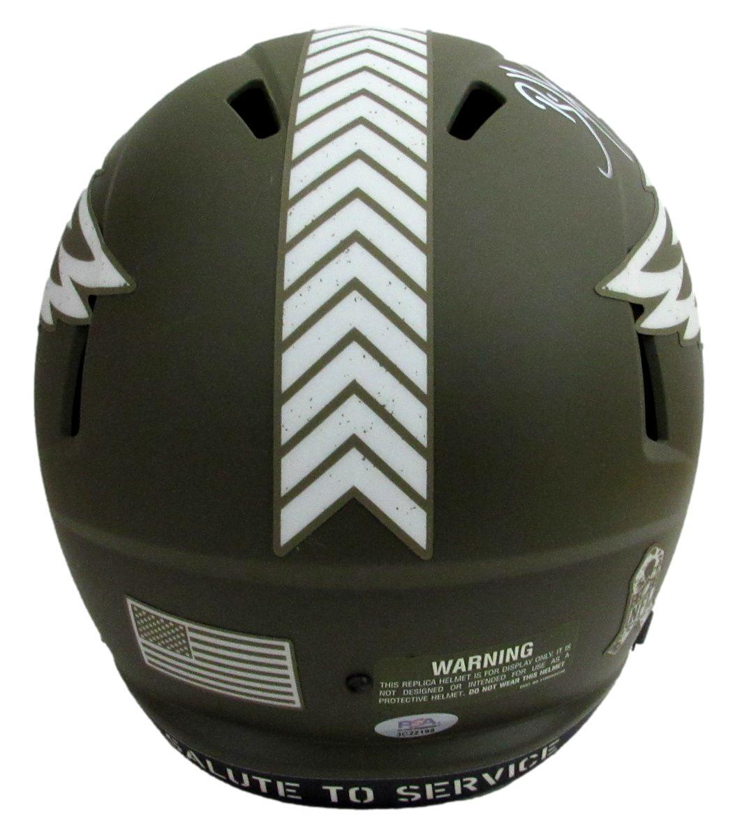 Brian Dawkins Signed Salute To Service Full Size
