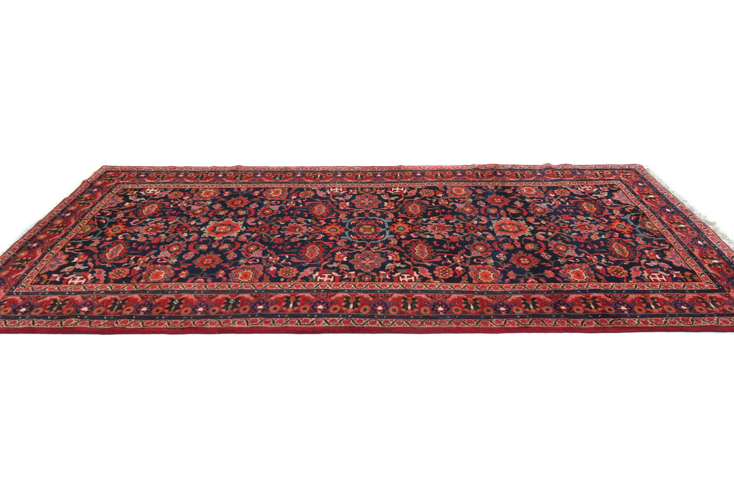 Handmade Vintage Rug Classic 5X11 Ft Floral
